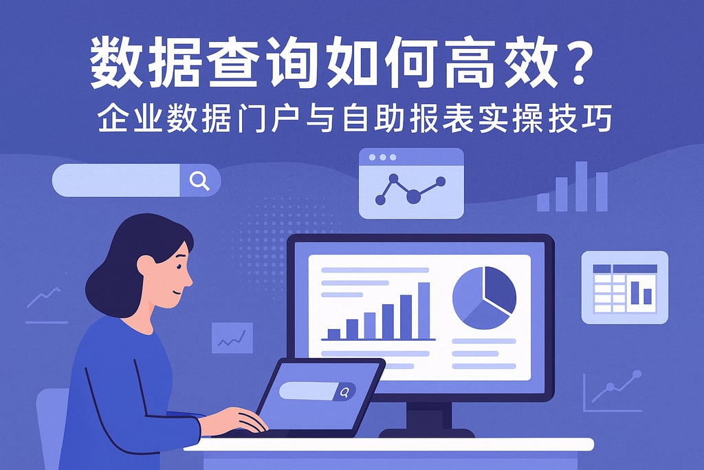 数据查询如何高效？企业数据门户与自助报表实操技巧