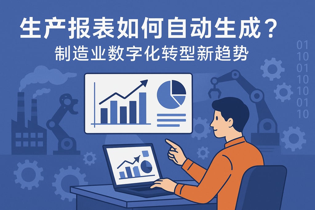 生产报表如何自动生成？制造业数字化转型新趋势