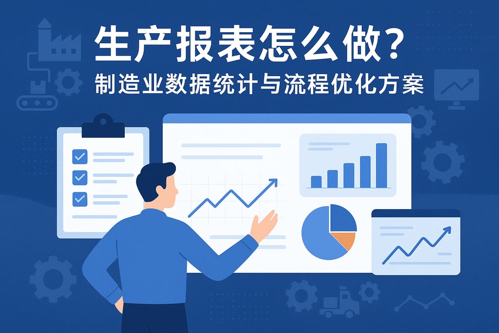 生产报表怎么做？制造业数据统计与流程优化方案