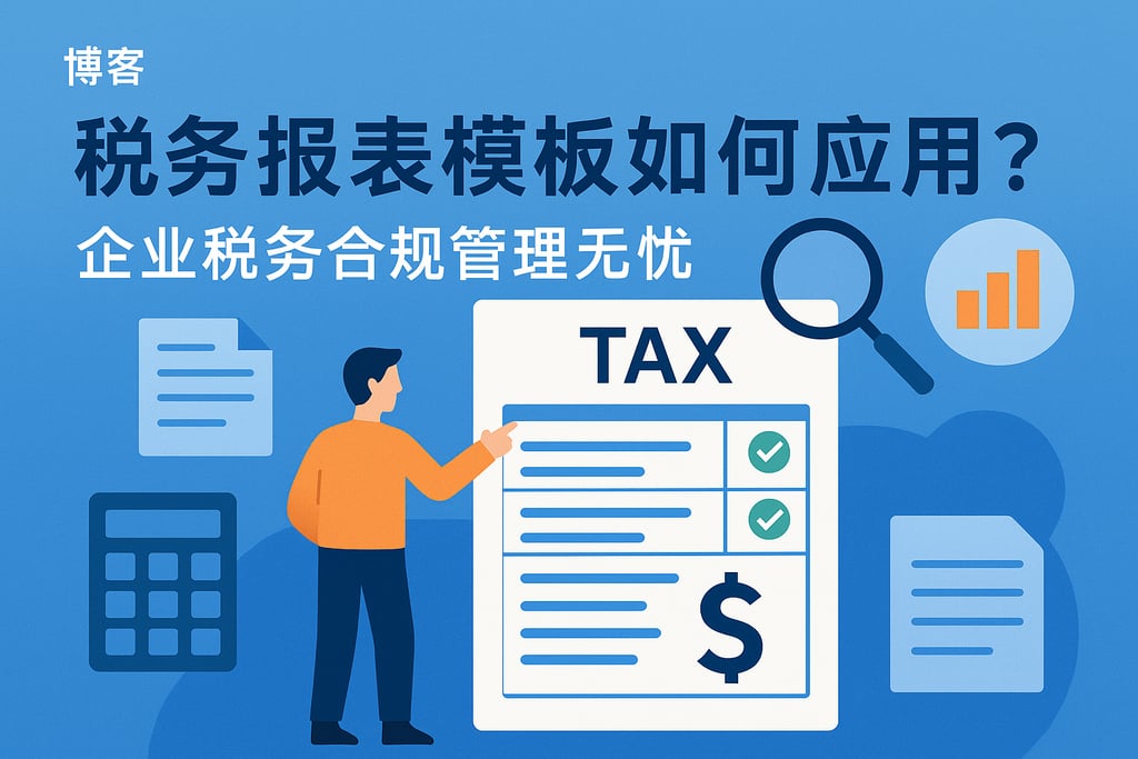 税务报表模板如何应用？企业税务合规管理无忧