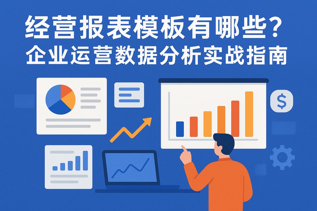 经营报表模板有哪些？企业运营数据分析实战指南