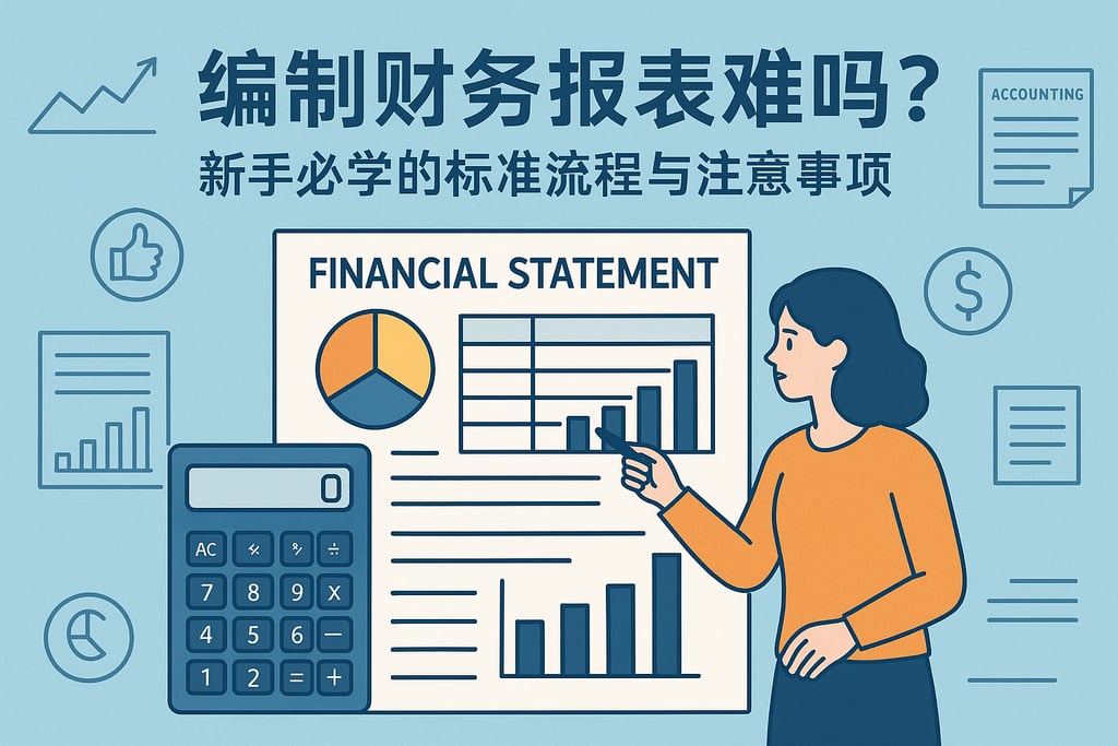 编制财务报表难吗？新手必学的标准流程与注意事项