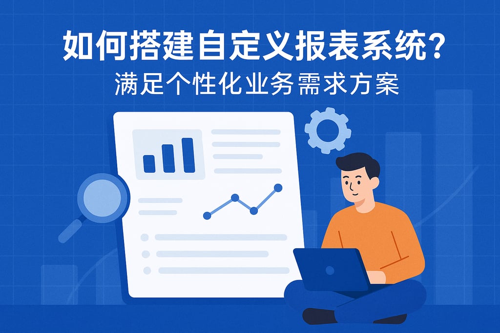 自定义报表系统如何搭建？满足个性化业务需求方案
