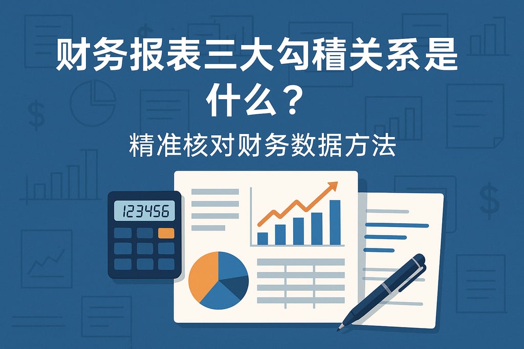 财务报表三大勾稽关系是什么？精准核对财务数据方法