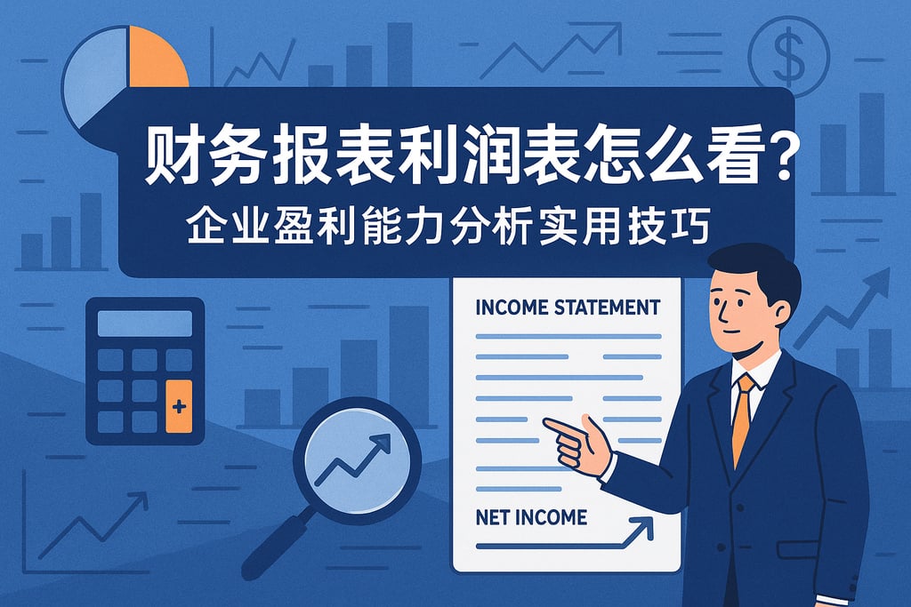 财务报表利润表怎么看？企业盈利能力分析实用技巧