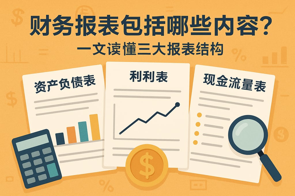 财务报表包括哪些内容？一文读懂三大报表结构