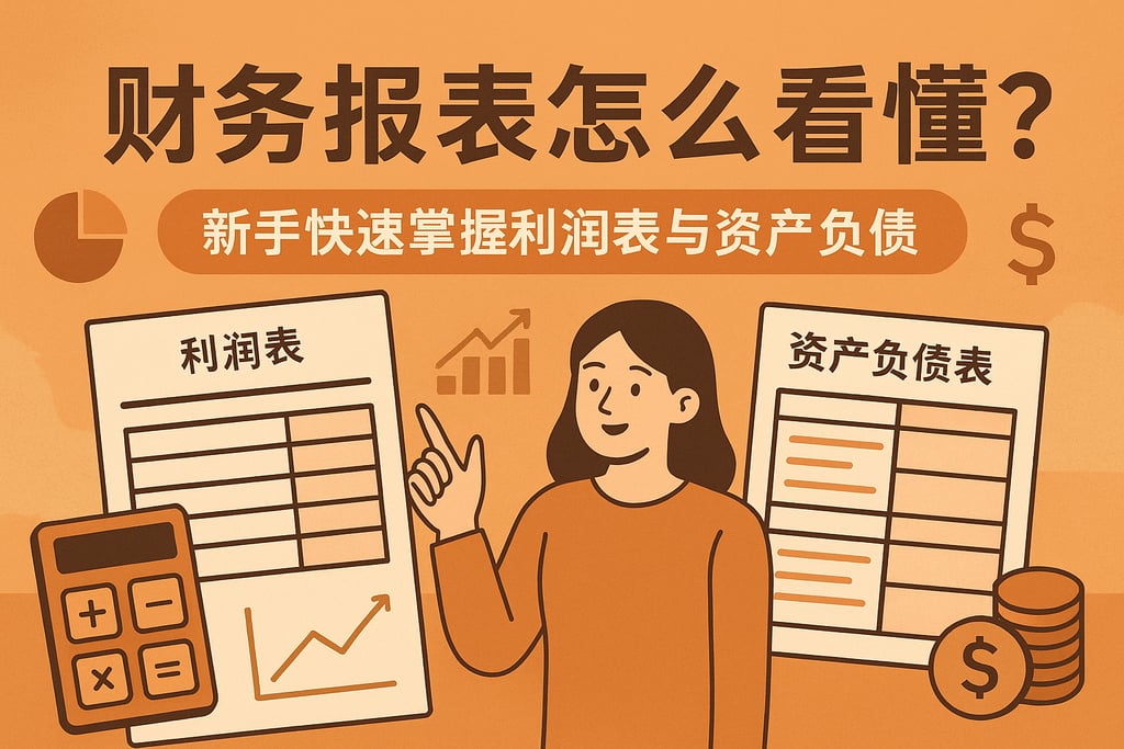 财务报表怎么看懂？新手快速掌握利润表与资产负债表