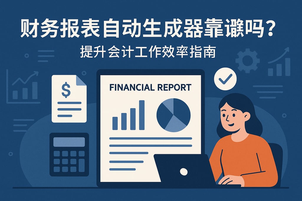 财务报表自动生成器靠谱吗？提升会计工作效率指南