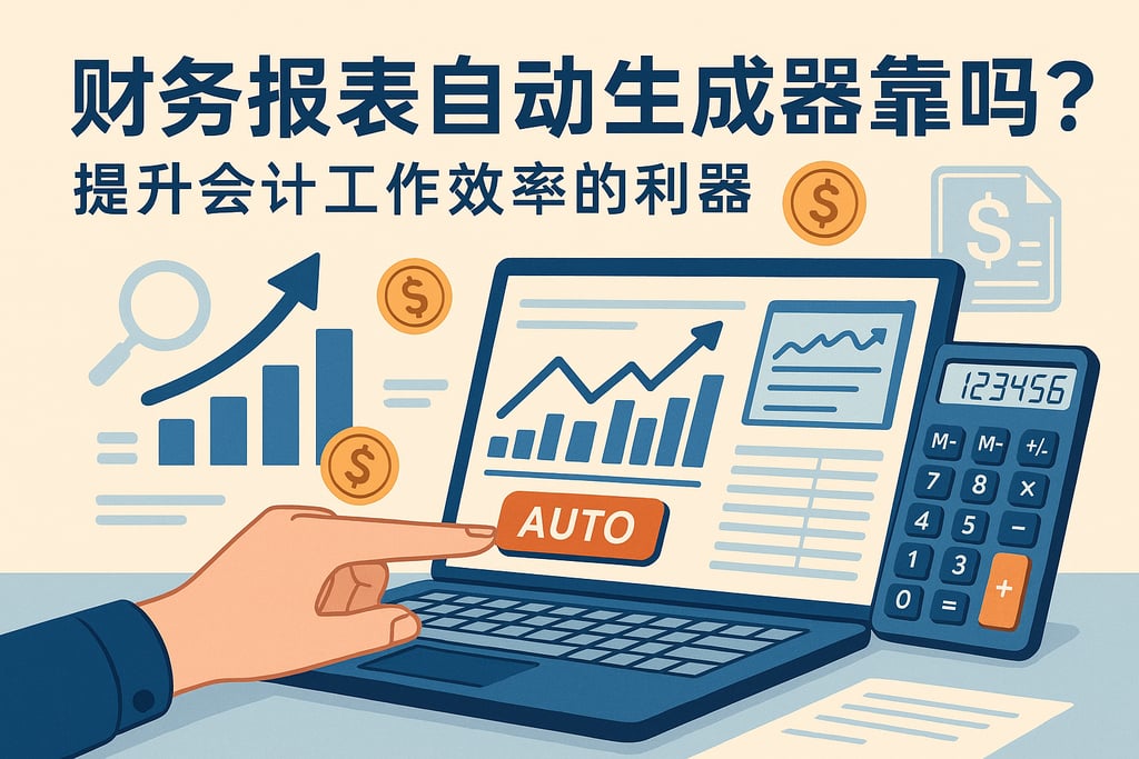 财务报表自动生成器靠谱吗？提升会计工作效率的利器