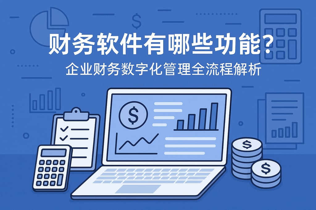 财务软件有哪些功能？企业财务数字化管理全流程解析