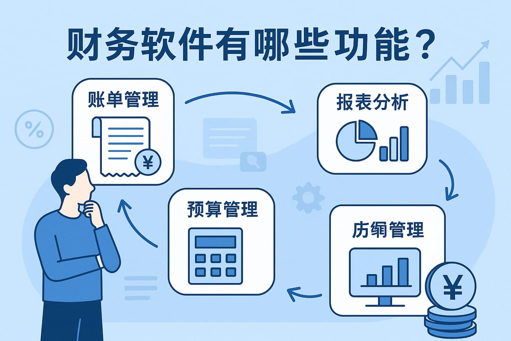 财务软件有哪些功能？满足企业财务管理全流程需求