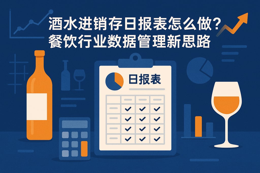 酒水进销存日报表怎么做？餐饮行业数据管理新思路