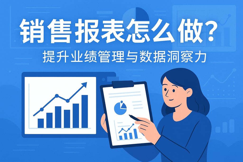 销售报表怎么做？提升业绩管理与数据洞察力