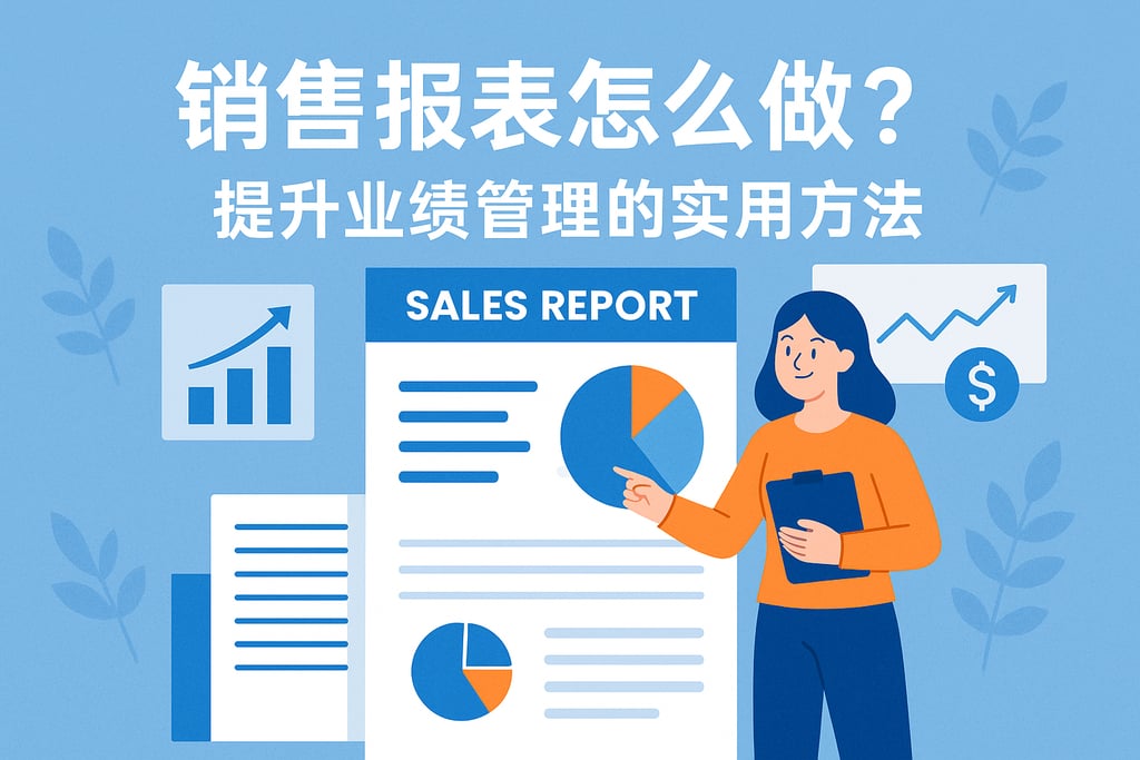 销售报表怎么做？提升业绩管理的实用方法
