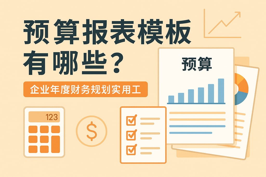 预算报表模板有哪些？企业年度财务规划实用工具