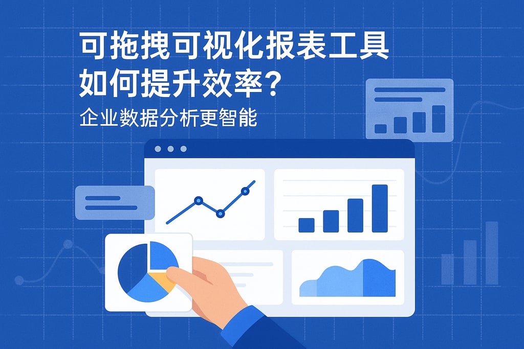 可拖拽可视化报表工具如何提升效率？企业数据分析更智能