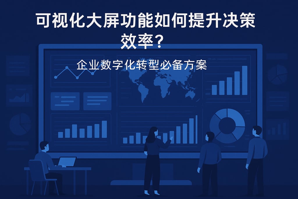 可视化大屏功能如何提升决策效率？企业数字化转型必备方案