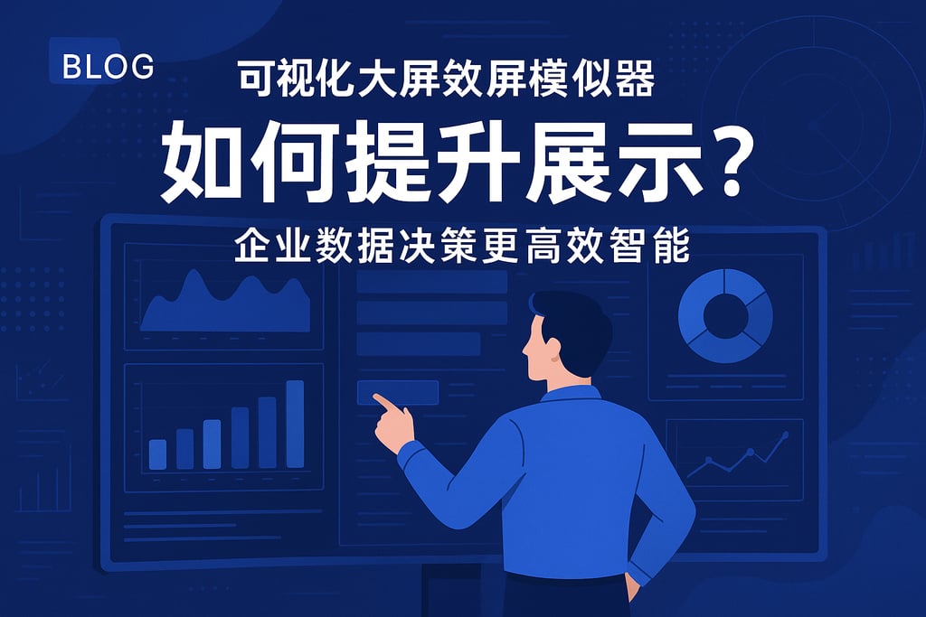 可视化大屏效果模拟器如何提升展示？企业数据决策更高效智能