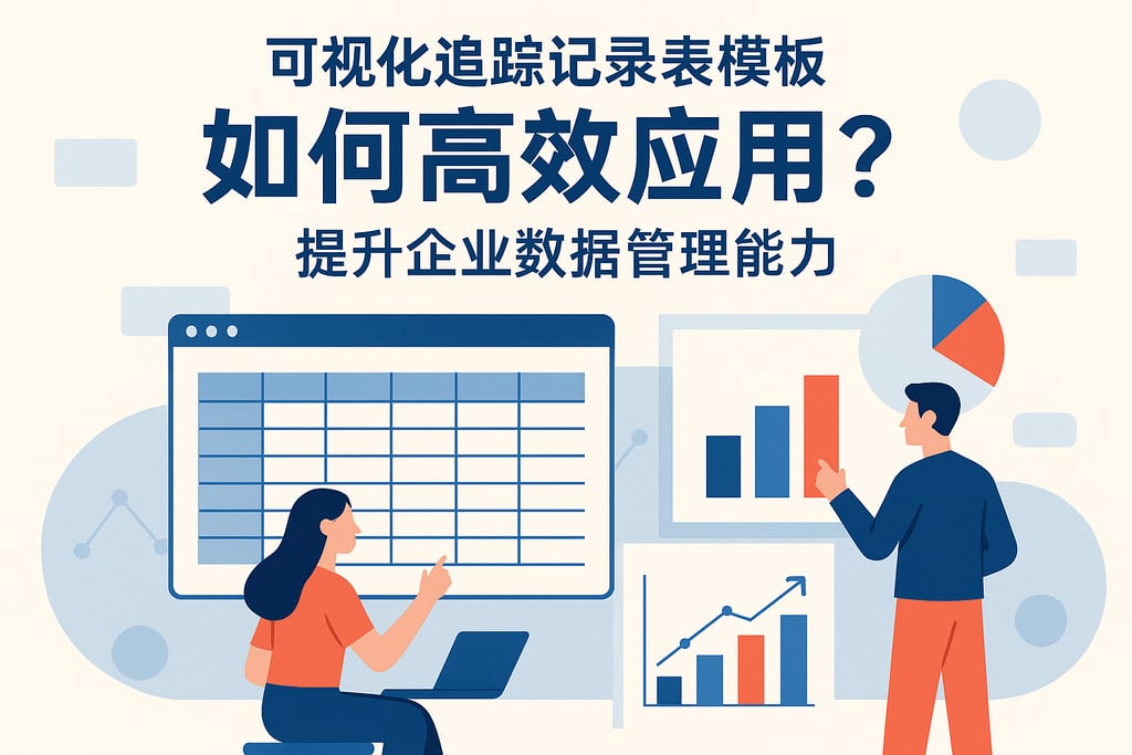 可视化追踪记录表模板如何高效应用？提升企业数据管理能力