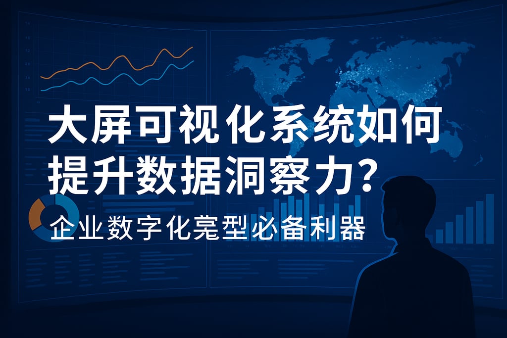 大屏可视化系统如何提升数据洞察力？企业数字化转型必备利器