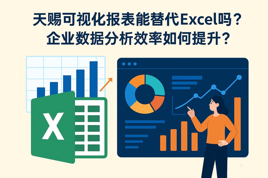 天赐可视化报表能替代Excel吗？企业数据分析效率如何提升？