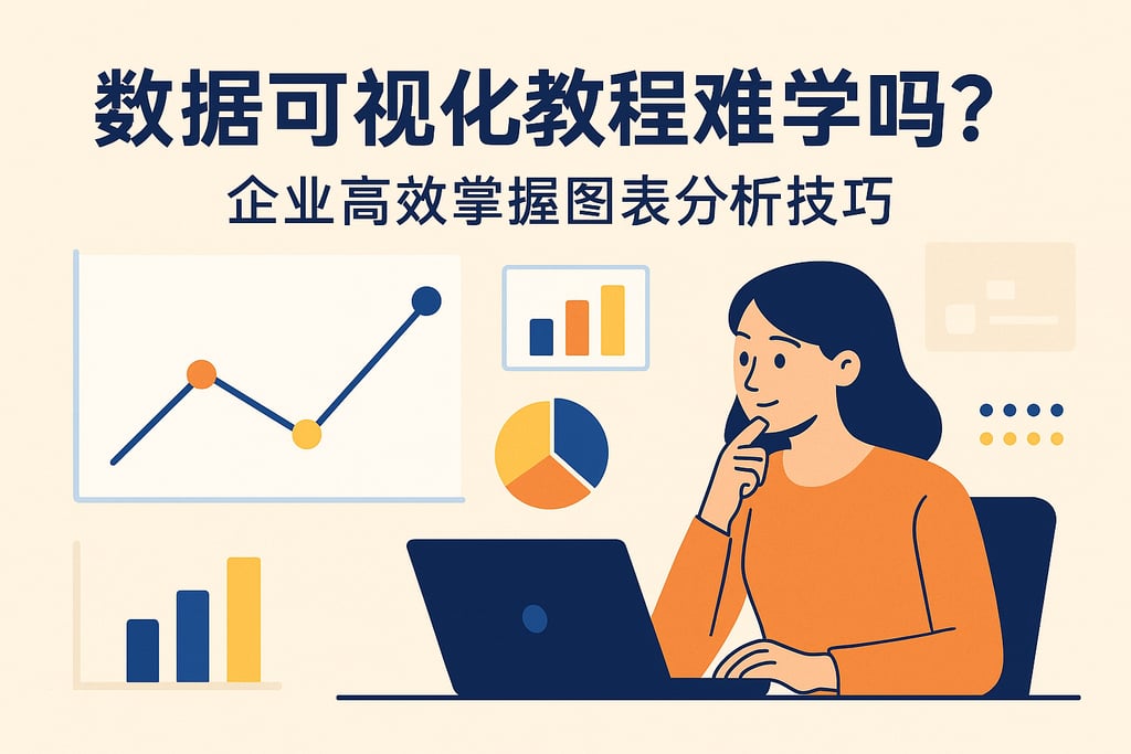 数据可视化教程难学吗？企业高效掌握图表分析技巧