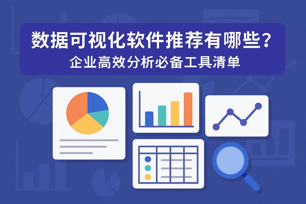 数据可视化软件推荐有哪些？企业高效分析必备工具清单