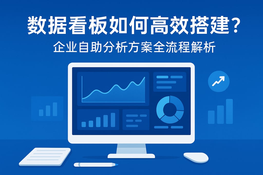 数据看板dashboard如何高效搭建？企业自助分析方案全流程解析