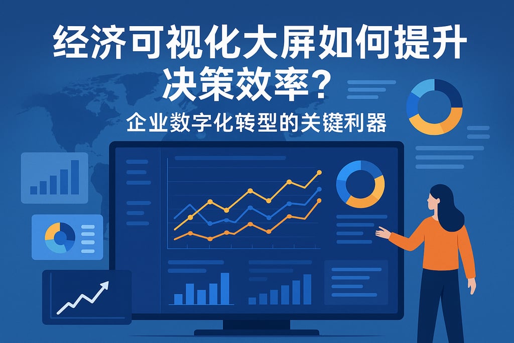 经济可视化大屏如何提升决策效率？企业数字化转型的关键利器