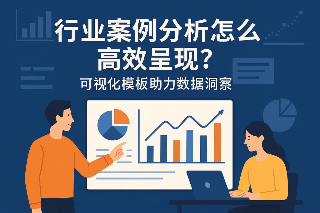 行业案例分析怎么高效呈现？可视化模板助力数据洞察