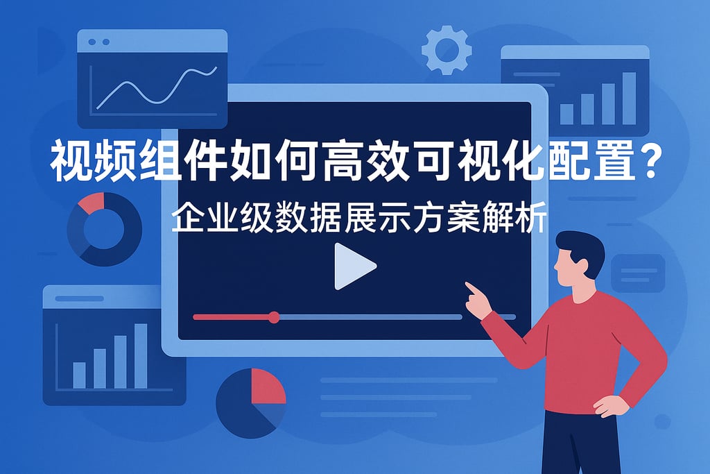 视频组件如何高效可视化配置？企业级数据展示方案解析
