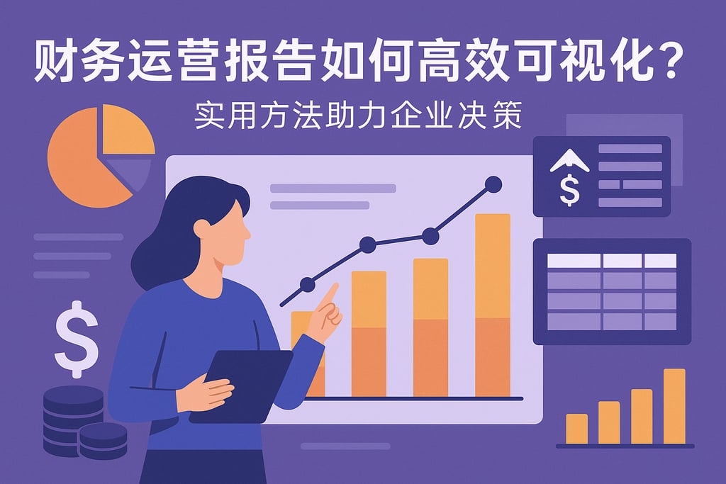 财务运营报告如何高效可视化？实用方法助力企业决策