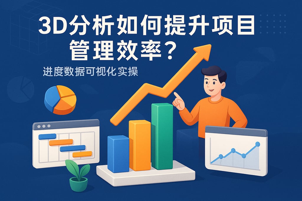 3D分析如何提升项目管理效率？进度数据可视化实操