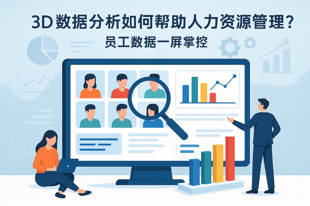 3D数据分析如何帮助人力资源管理？员工数据一屏掌控