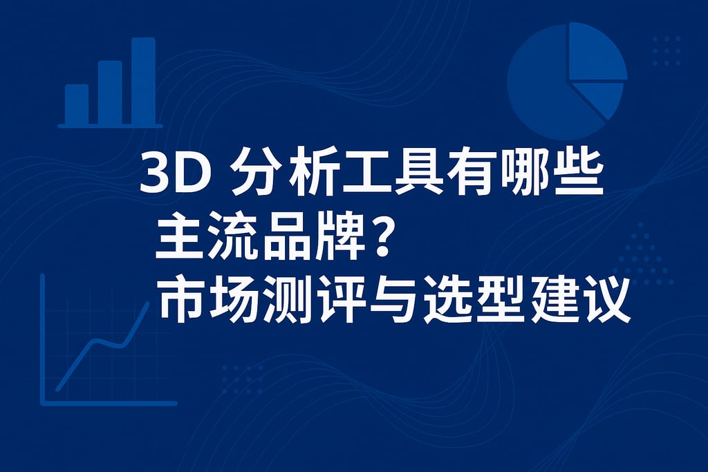 3d分析工具有哪些主流品牌？市场测评与选型建议