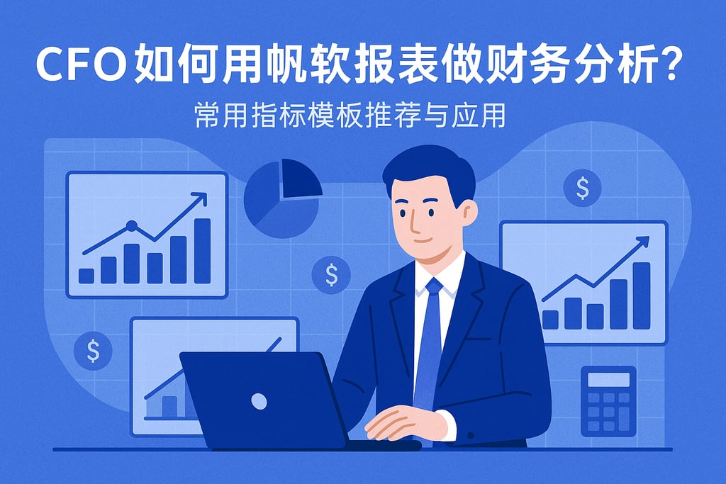 CFO如何用帆软报表做财务分析？常用指标模板推荐与应用