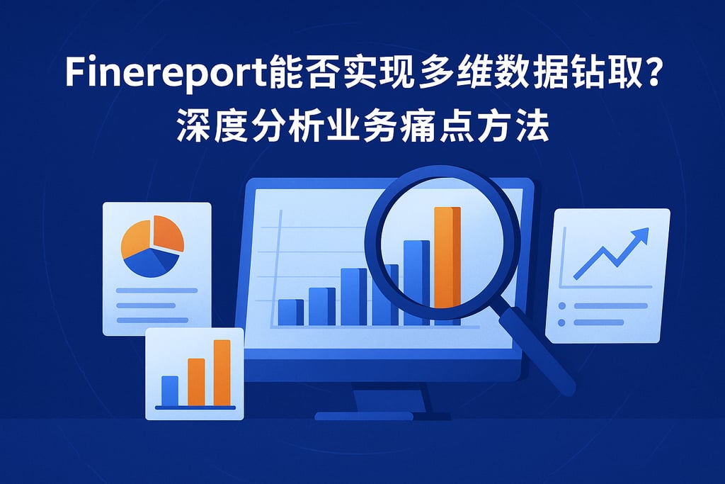 Finereport能否实现多维数据钻取？深度分析业务痛点方法