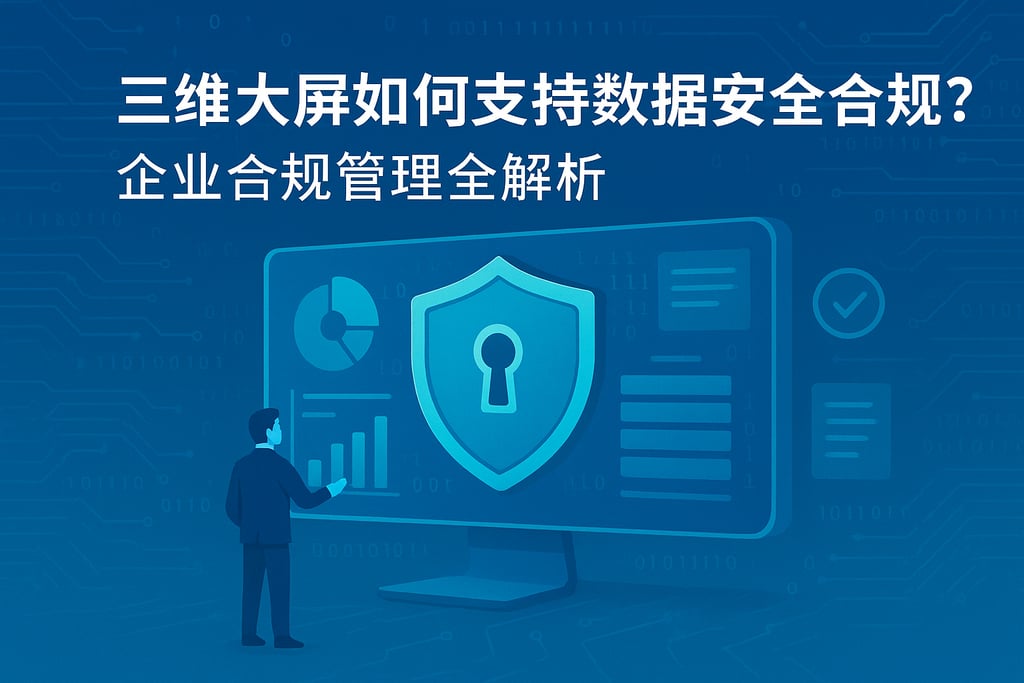 三维大屏如何支持数据安全合规？企业合规管理全解析