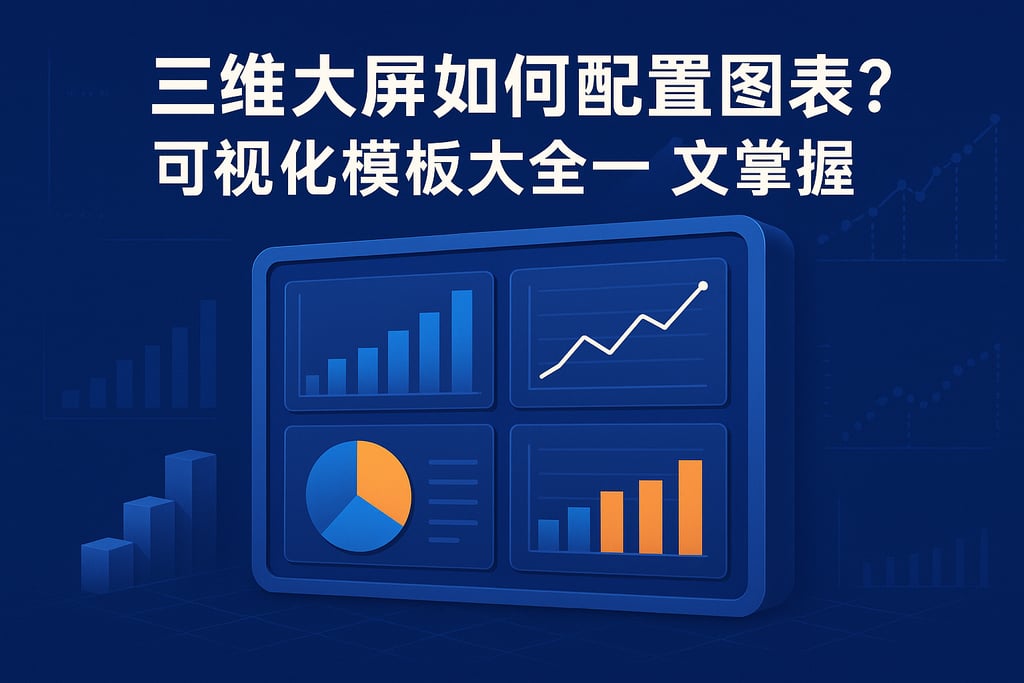 三维大屏如何配置图表？可视化模板大全一文掌握