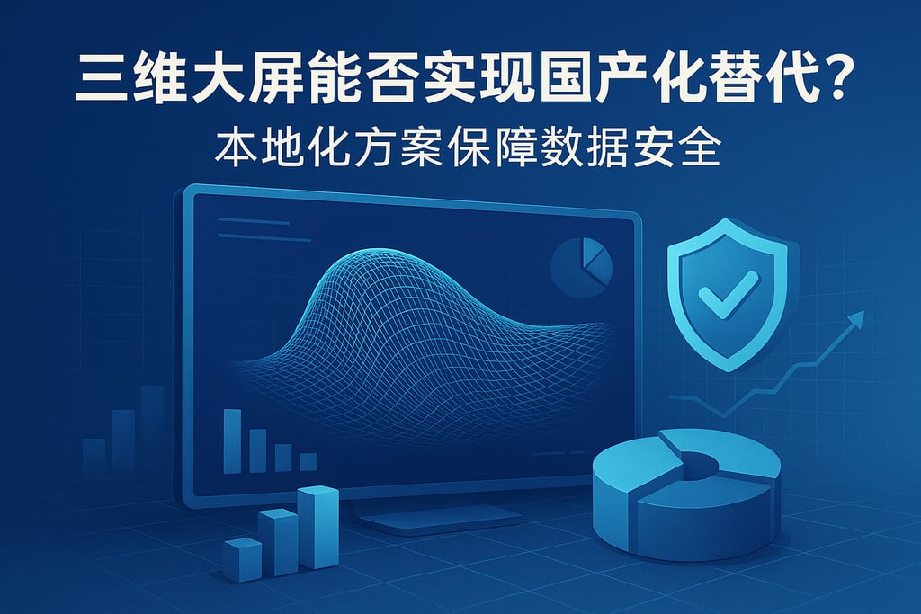 三维大屏能否实现国产化替代？本地化方案保障数据安全
