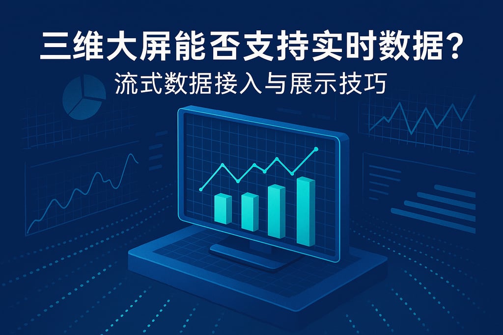 三维大屏能否支持实时数据？流式数据接入与展示技巧