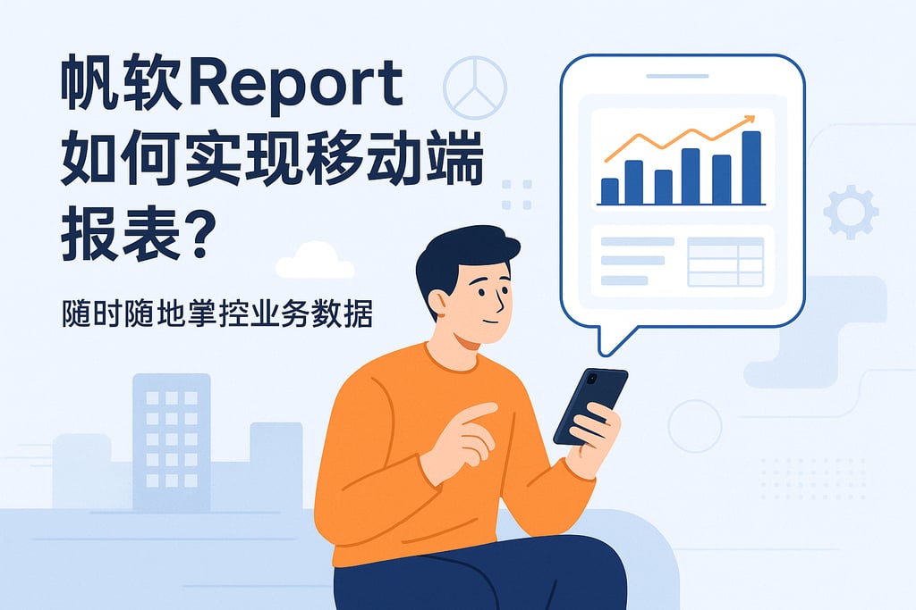 帆软report如何实现移动端报表？随时随地掌控业务数据