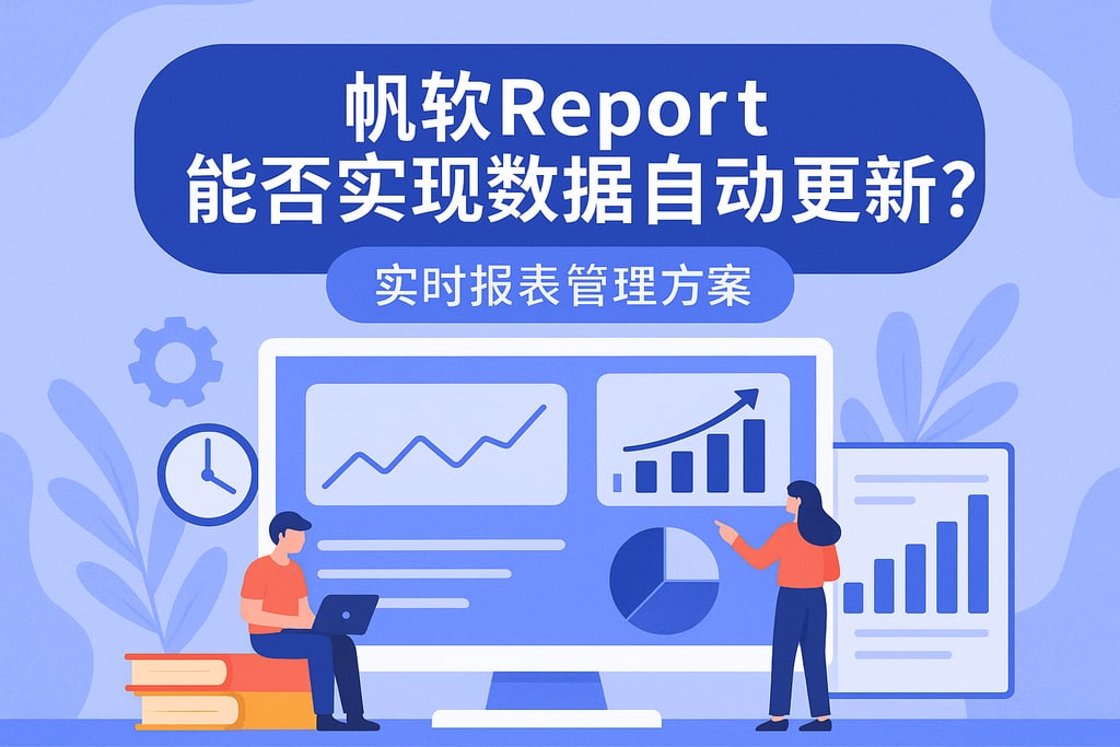 帆软report能否实现数据自动更新？实时报表管理方案