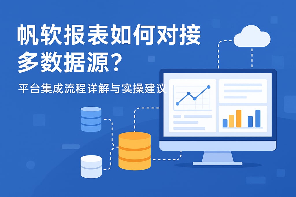 帆软报表如何对接多数据源？平台集成流程详解与实操建议