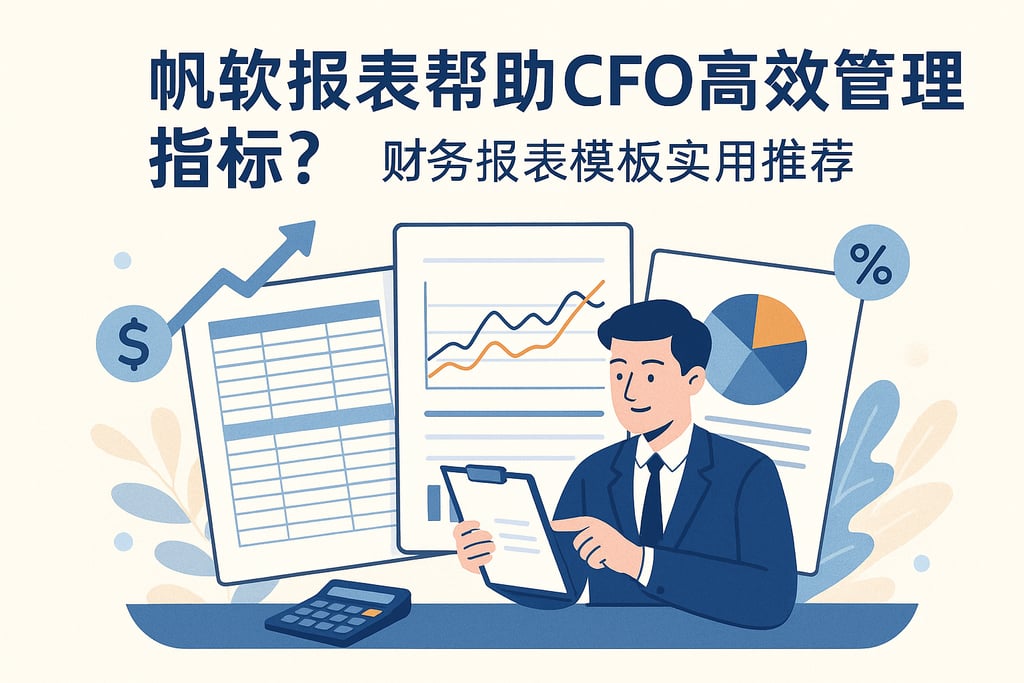 帆软报表如何帮助CFO高效管理指标？财务报表模板实用推荐