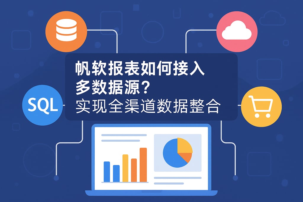 帆软报表如何接入多数据源？实现全渠道数据整合
