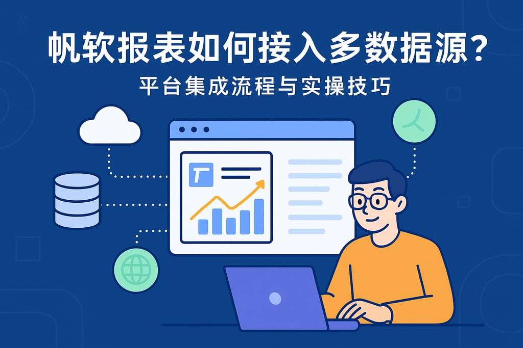 帆软报表如何接入多数据源？平台集成流程与实操技巧