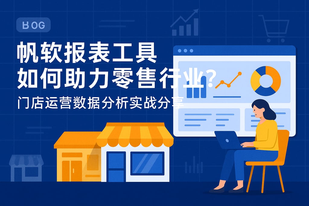 帆软报表工具如何助力零售行业？门店运营数据分析实战分享