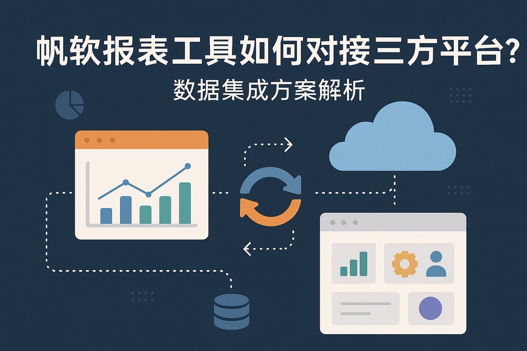 帆软报表工具如何对接第三方平台？数据集成方案解析