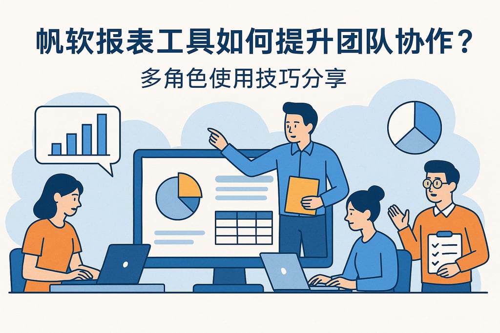 帆软报表工具如何提升团队协作？多角色使用技巧分享
